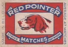 Belgian matchbox label