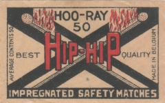 Belgian matchbox label