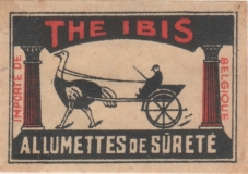 Belgian matchbox label, for export