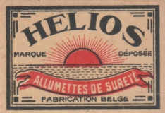 Belgian matchbox label