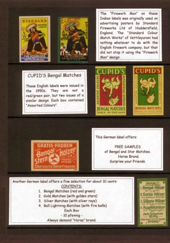 British and German labels