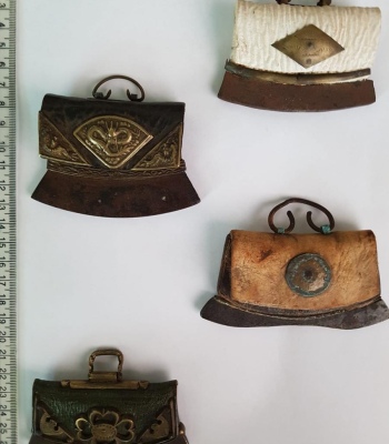 Four made with different leathers
