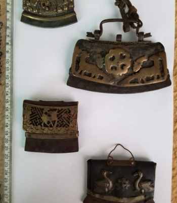 Four featuring decorations of various animals/fish