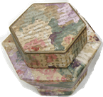 Flared box, hexagon