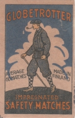 Finnish matchbox label