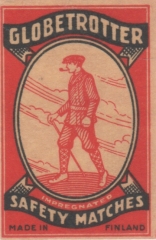 Finnish matchbox label