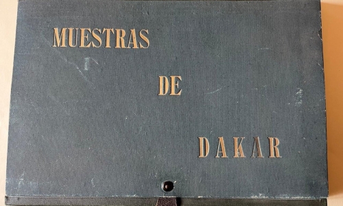 Samples folder from Allumaroc, 1955-1965, 32 x 22 x 3 cm
