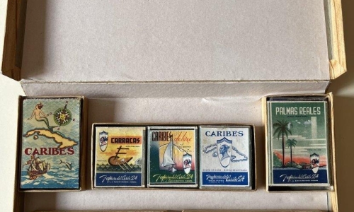 Sample from Fósforos del Caribe, Cuba, 1955-1965, 24 x 15 x 3 cm