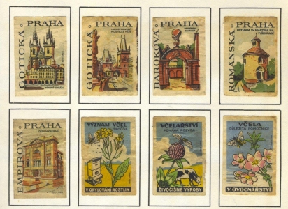 Some Czech labels from 1965