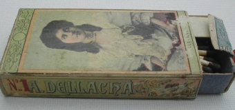 Model No. 1 with wax match tray (ref: 6)