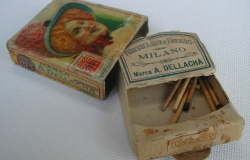 Wax vestas matchbox Milan (ref: 12)