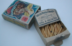 Wax vestas matchbox Milan (ref: 13)