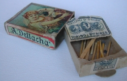 Wax vestas matchbox Turin and Buenos Aires (ref: 14)