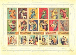 Page of 19th Century Italian labels