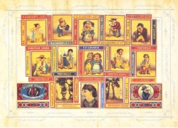 Page of 19th Century Italian labels