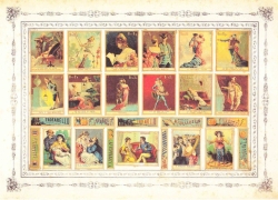 Page of 19th Century Italian labels