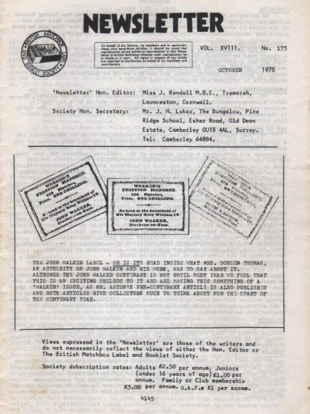 1975 Newsletter