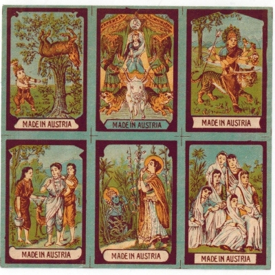 Set of Six - Indian scenes