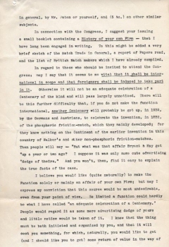 Letter from Miller Christy to Bryant & May, 2 October 1926, page 3