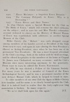 Miller Christy obituary, page 4