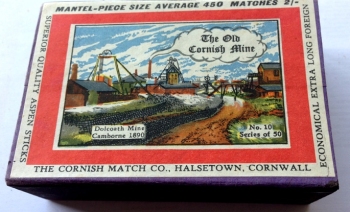 Dolcoath Mine, mantlepiece box, 110 x 76 x 36 mm