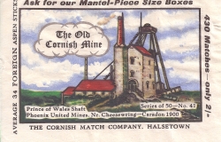 Dozen packet label, Prince of Wales Shaft