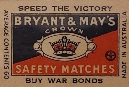 Australian WWII label