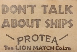 South Africa WWII label