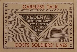 Australian WWII label