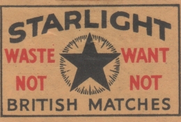 British WWII label