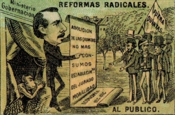19th century Spanish label