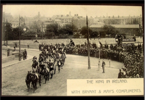King's visit to Ireland with Bryant & May bus