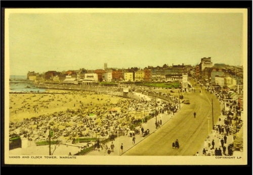 Margate sand with Swan Vestas mural