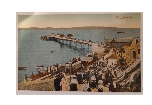 Train to the Mumbles advertising Swan Vestas