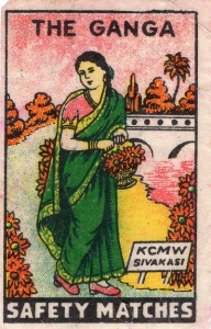 The Ganga brand, 35 x 53 mm