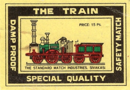 The Train brand, 50 x 35 mm