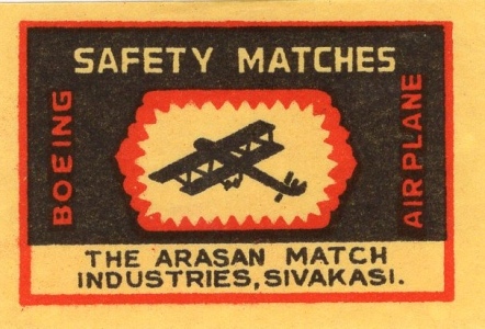 Boeing Aeroplane brand, 53 x 36 mm