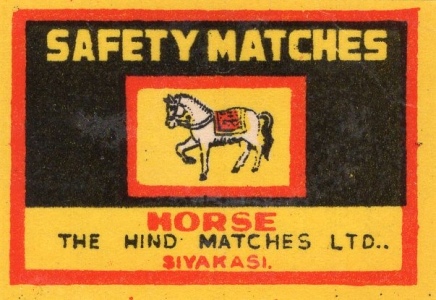 Horse brand, 52 x 36 mm