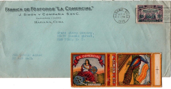 Commercial envelope from Cuba