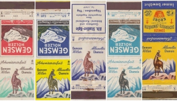 Bookmatches from 1950 - 1960